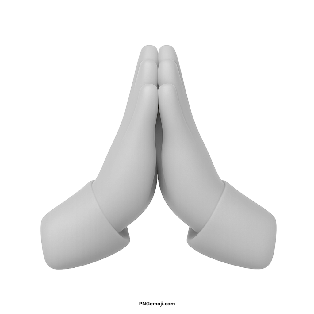 Namaste Hand Emoji PNG, Vector, Copy and Paste β emojigit.com